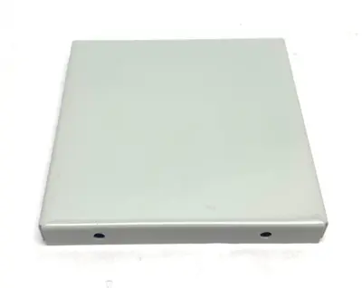 USED HOFFMAN NVENT CLOSURE PLATE W/O KNOCKOUTS PAINTED WHITE 52830