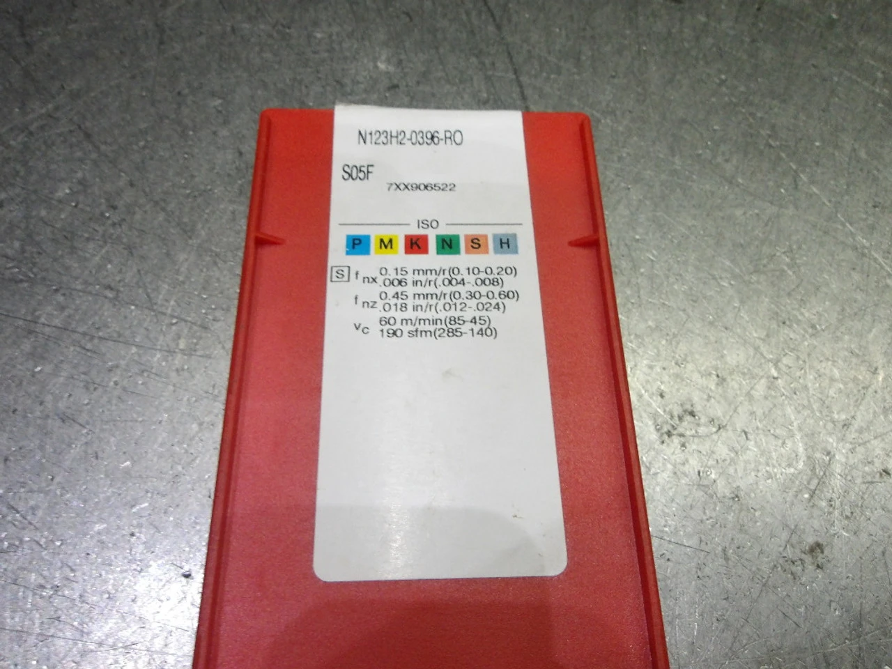 Sandvik Carbide Inserts QTY10 N123H2-0396-RO S05F (LOC2680A)