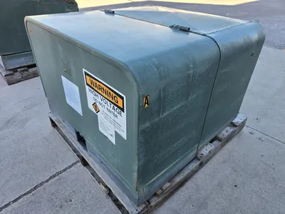 37.5 KVA Single Phase T&R Pad Mount Transformer 4160 GY 2400 to 240 120 IMP 1.8