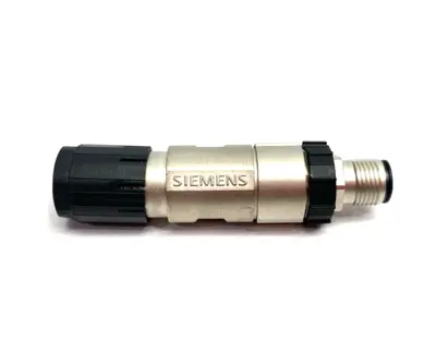 USED SIEMENS FASTCONNECT M12 PLUG PRO 2X2 M12 PLUG-IN CONNECTOR