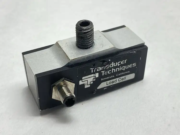 Used Transducer Techniques Compression Load Cell Force Sensor 100lbs Sensors Michigan US | Maverick Industrial Sales #1392405