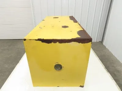 Justrite 25801 Yellow Flammable Safety Cabinet 12 Gallon Liquid Piggyback