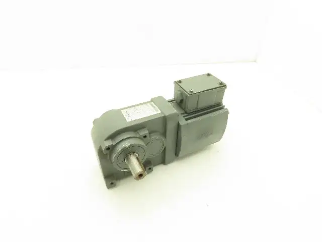 Mitsubishi GM-HM-RL Gearmotor 80:1 Reducer 0.1kw 22.5rpm 220V LH Output