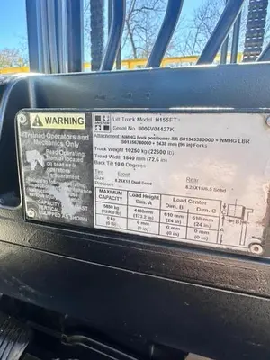 USED 2012 HYSTER H155FT