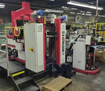 USED 2017 EMMECI MC94 RIGID BOX WRAPPING LINE