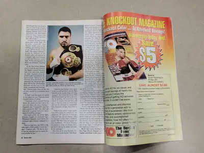 USED BOXING 2001 SEPTEMBER 2001