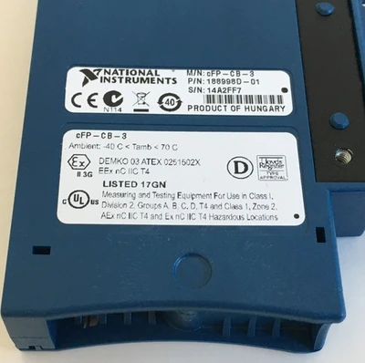 USED NATIONAL INSTRUMENTS 188998D-01