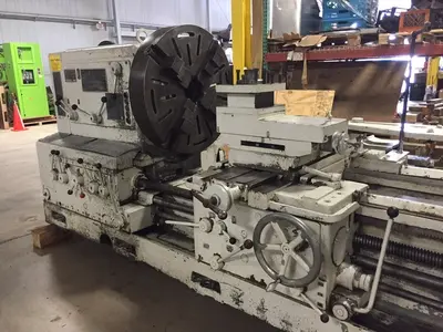 37"/50" X 210" MEUSER GEARED HEAD ENGINE LATHE