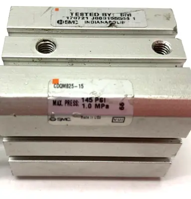 Used SMC COMPACT GUIDE ROD CYLINDER Pneumatic Cylinders | Maverick Industrial Sales #1110006