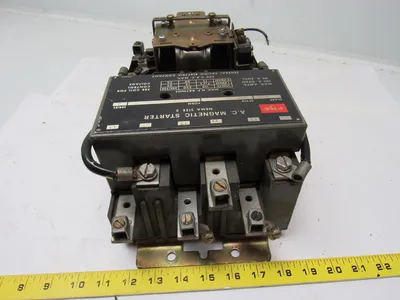 Federal Pacific Class 4204 Style BU33 Series B Size 3 Magnetic Starter600V 50 HP