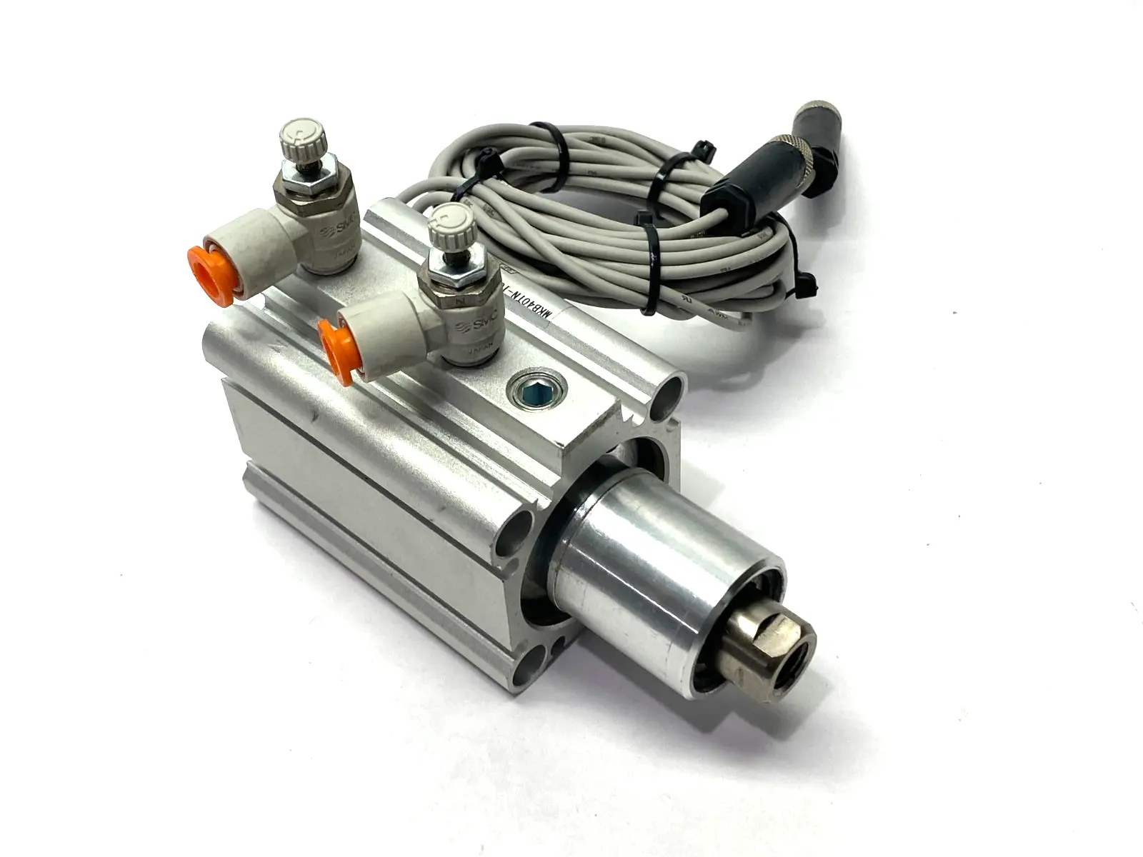 Used SMC Pneumatic Swing Clamp Cylinder 40mm Bore 10mm Clamp Stroke Pneumatic Cylinders Michigan US | Maverick Industrial Sales #1419249
