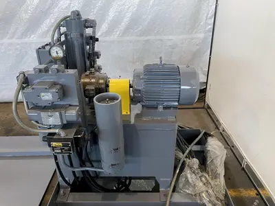 20,000 LB  X 48" DAHLSTROM 20H-48-2024 MOTORIZED UNCOILER. STOCK # 0206322