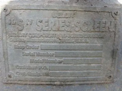 Beloit S-32 Screen