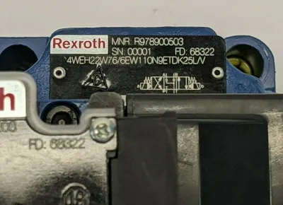 USED REXROTH DIRECTIONAL SPOOL VALVE 4WE6J61/EW110N9DK25L/V