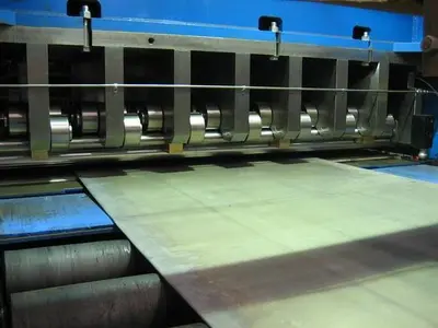 74" x .375" x 55,000 Lbs. Hydrochloric Push Pull Pickle Line (Used)