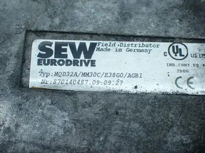 USED SEW EURODRIVE MQD32A/MM30C/Z38G0/AGB1