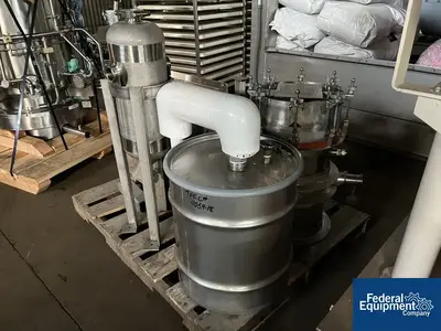 Used Patterson-Kelley 2 Cu Ft P-K Double Cone Dryer, Hastelloy C22, 100# Dryers Ohio US | Federal Equipment Company #130256