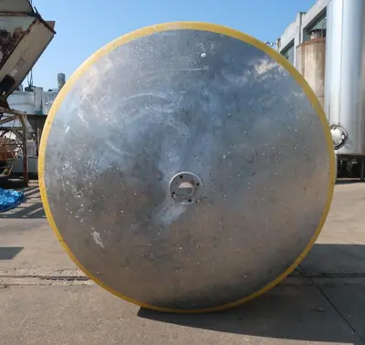 SPC8795  Tank 1500 gallon vertical tank, Stainless Steel, dish