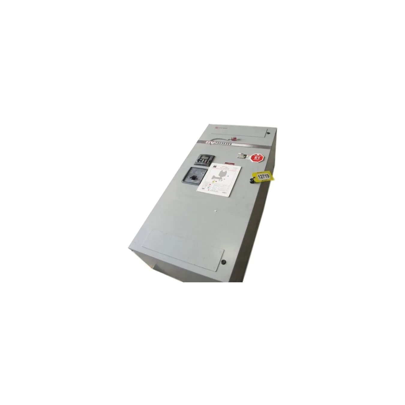 Used electrical panel with cuttler-hammer main breaker and bypass contactors