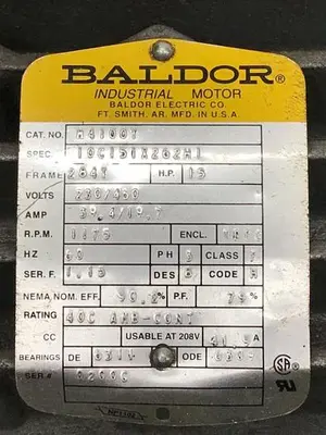 USED BALDOR M4100T