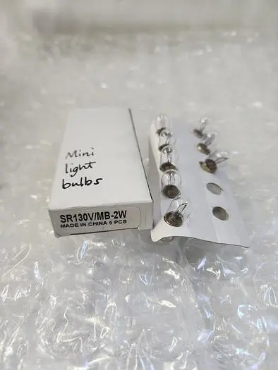 MINI LIGHT BULBS SR130V-MB-2W (LOT OF 8)