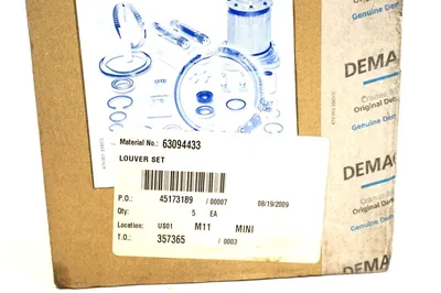 NEW SEALED DEMAG 63094433 LOUVER SET