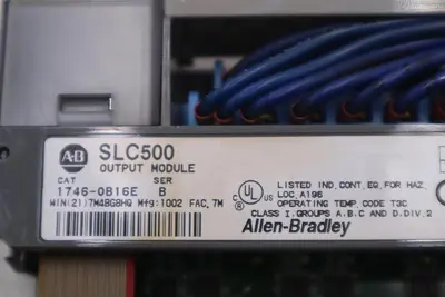 ALLEN BRADLEY SLC 500 AB 1746-OB16E/B OUTPUT MODULE STOCK B-1303