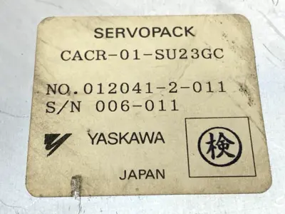 Used Yaskawa Rev. C Servopack AC Servo Drive for Epson SRC-320 Servo Drives Michigan US | Maverick Industrial Sales #1436991