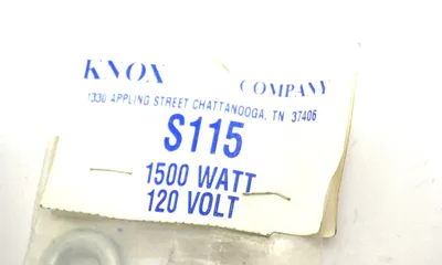 NEW KNOX S115 HEATER ELEMENT