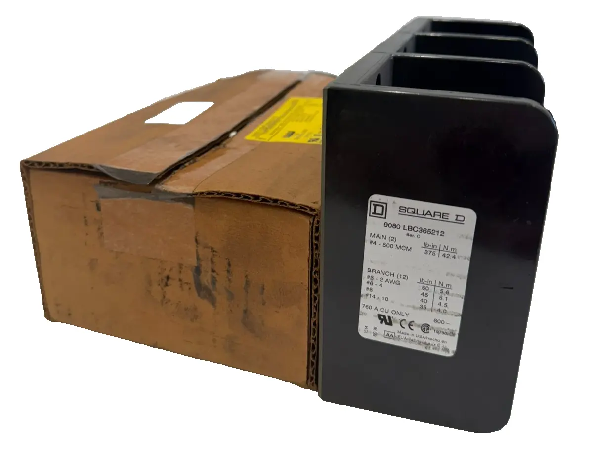 NEW SCHNEIDER ELECTRIC SQUARE D 9080LBC365212 POWER BLOCK SER.C