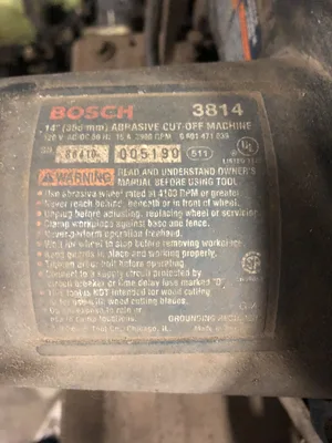 Bosch Chop Saw 14″