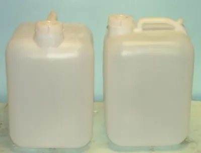 QTY. 2. 5 US GALLONS PLASTIC BOTTLES HEDWIN....