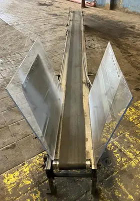 SPC8838  Conveyor belt conveyor CS, 8" wide x 17'-8" long