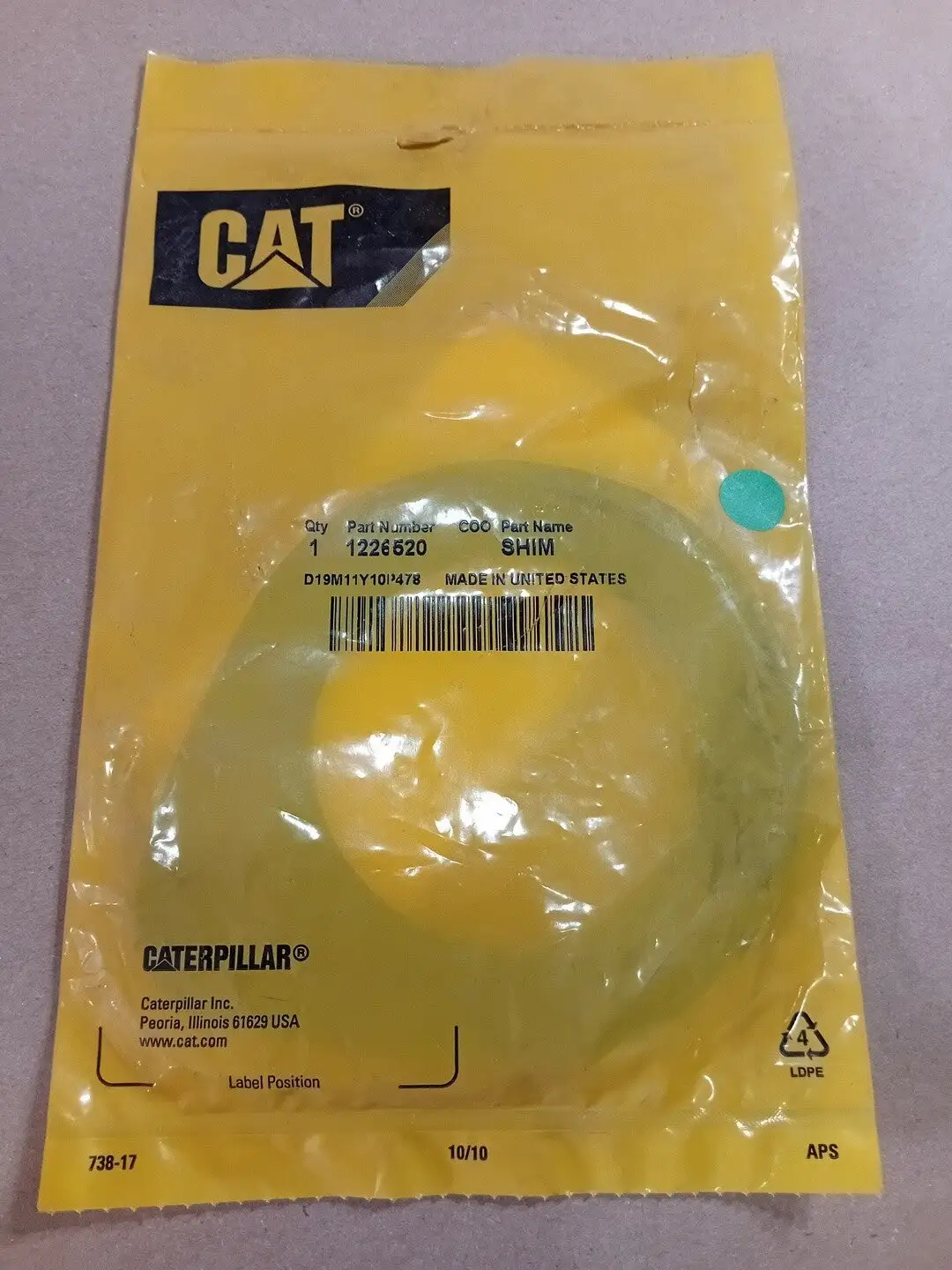 NEW CATERPILLAR 1226520