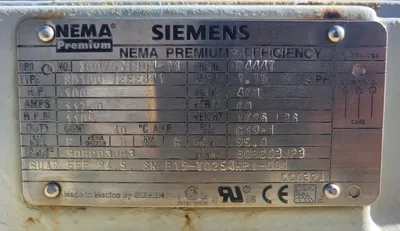 USED SIEMENS 100 HP