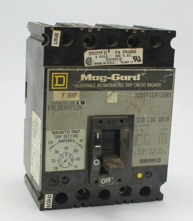 Used Square D FAL36007 Circuit Breakers California US | Davliegogo LLC #1705239
