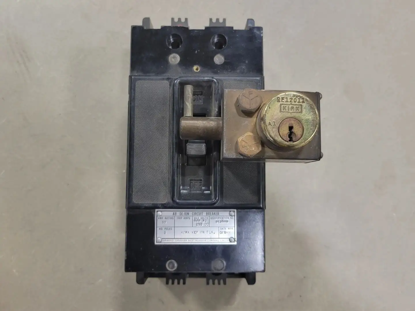 USED WESTINGHOUSE AB DE-ION