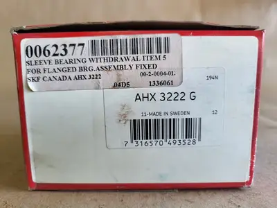 NEW SKF AHX 3222 G