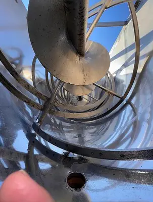 Mixer, Ribbon, 50 CF, Stainless Steel, 10 HP, #5991132