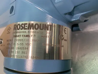 Used ROSEMOUNT / EMERSON 3051TG2A2B22AB4M5 Pressure Transmitters Ohio US | HGR 24 #1478255