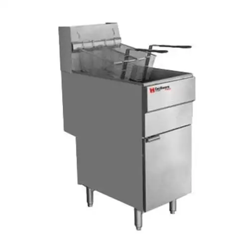 Grindmaster FMS403LP Fryer, GasFloor Model, Full Pot. LP Gas