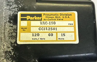Used PARKER CCJ12501 Solenoid Valves | Surplus Asset Holdings #1217863