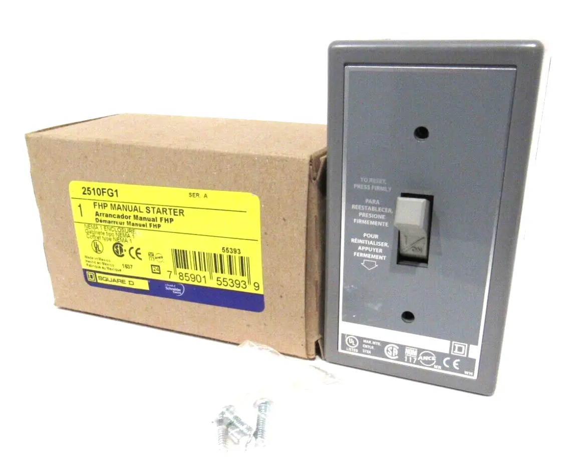 NEW SQUARE D 2510FG1 MANUAL STARTER SER.A