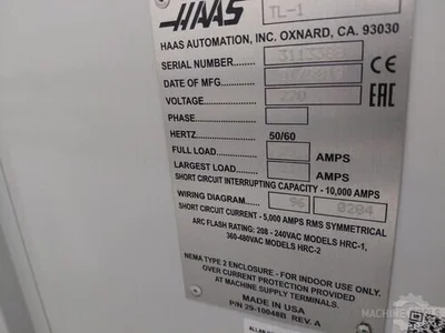 USED 2019 HAAS TL-1