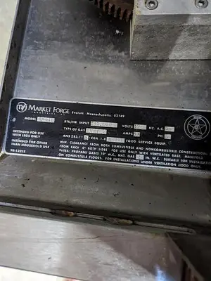 USED 1997 MARKET FORGE INDUSTRIES 40-STGM-L