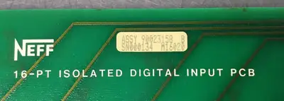 NEFF ENGINEERING 90023158 16-PT Isolated Digital Input PCB 3D-1