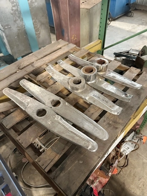 Used HENSCHEL Mixer Blades High Intensity Mixers New Jersey US | Perry Equipment #118009