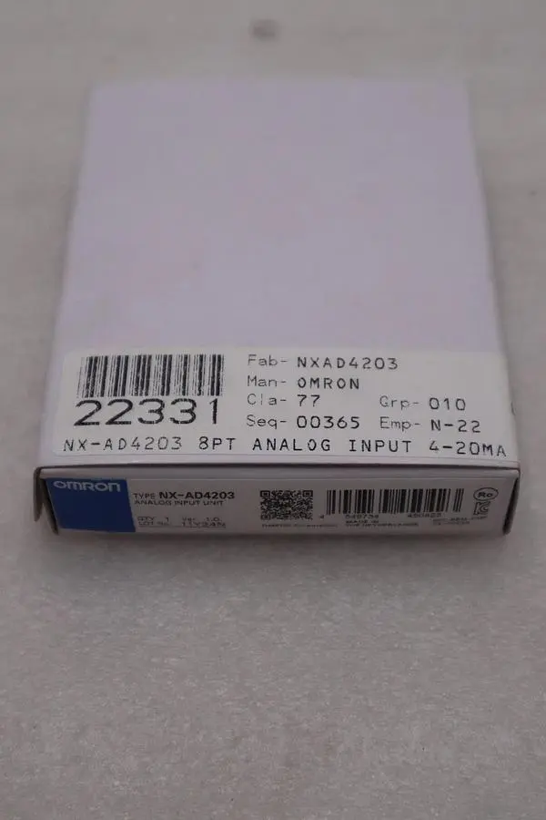 New Omron NX-AD4203 Analog Input Unit NXAD4203 In Box STOCK GF-573A