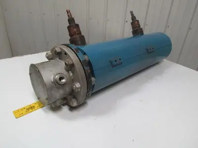 Aumer Co. Cat C6F12N25M4-T 2" NPT Cirulation Heater 480V 3Ph 18KW