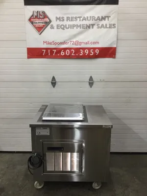 Silver King SKF 22.5 Drop In Dipping Cab W/Delfield SC-36” SS Ref Serving Cart